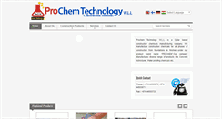 Desktop Screenshot of prochemtechnology.com